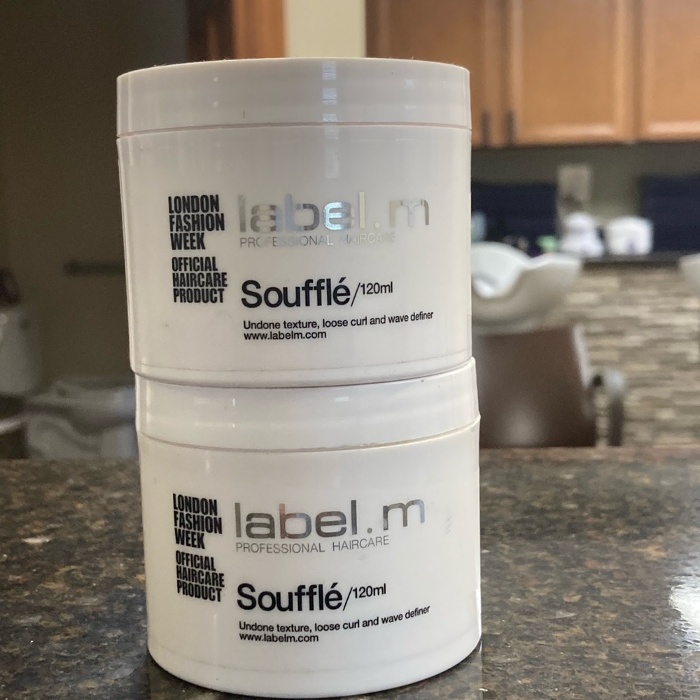 2-120ml jars of Label.M soufflé
